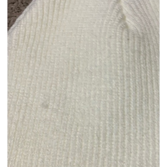 Hang Ten knit hat beanie Cap White Winter Ski Unisex Adult Acrylic Skullcap New - Picture 4 of 6